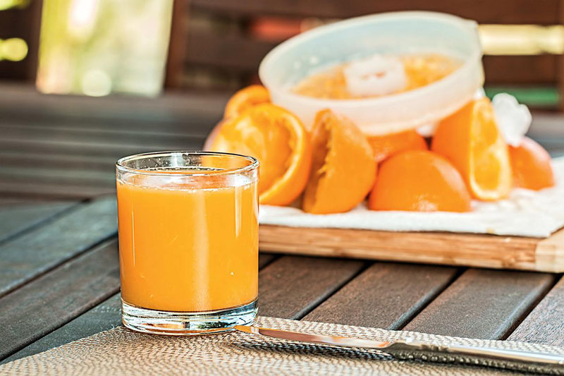 Vitamin C im Orangensaft